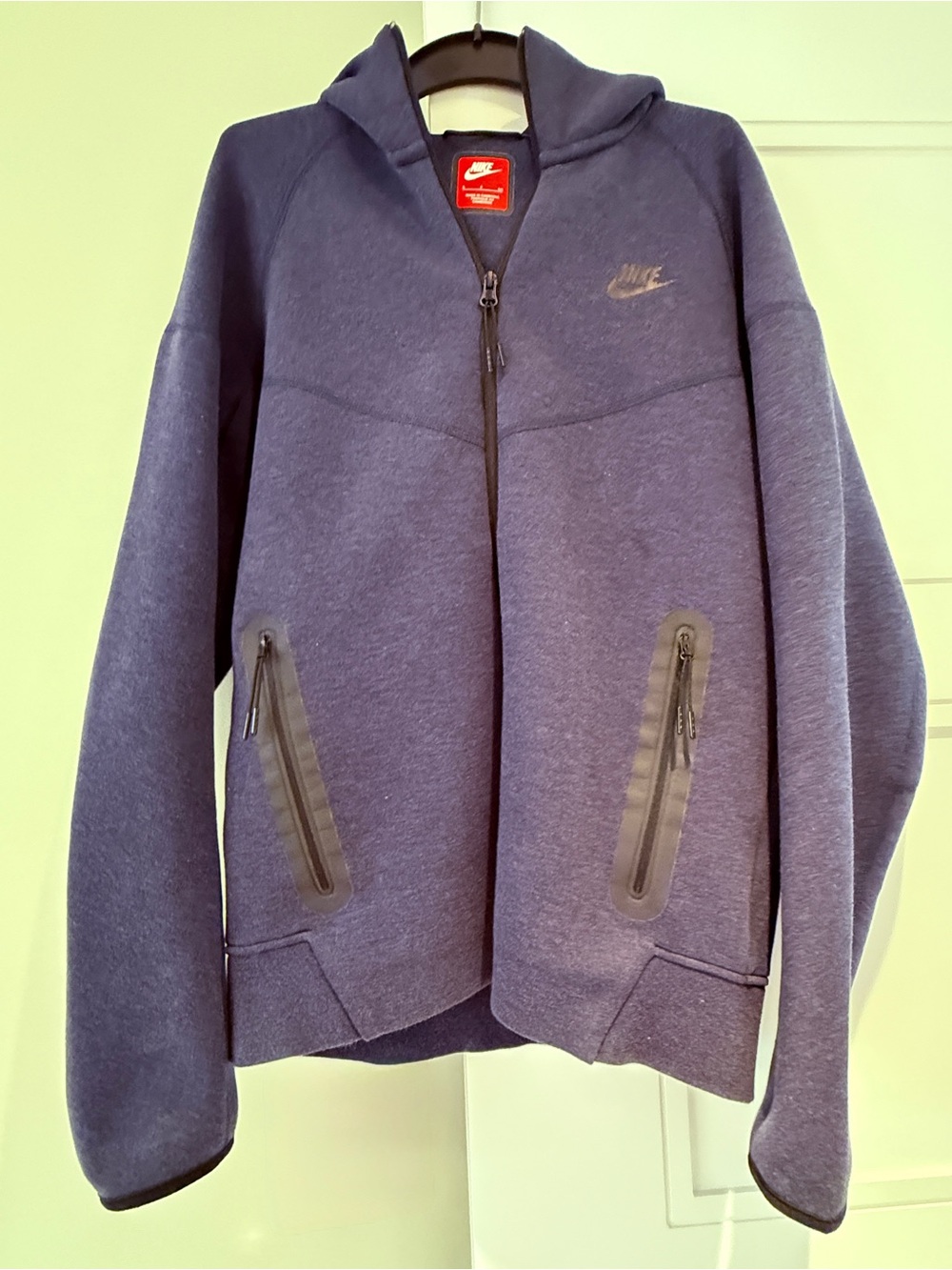 Nike Men's Dark Navy Full-Zip Performance Hoodie Jacket